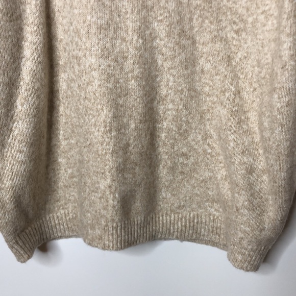 Ann Taylor Women's Tan Mid Sleeve Soft Stretch Sweater L LARGE - Picture 7 of 8